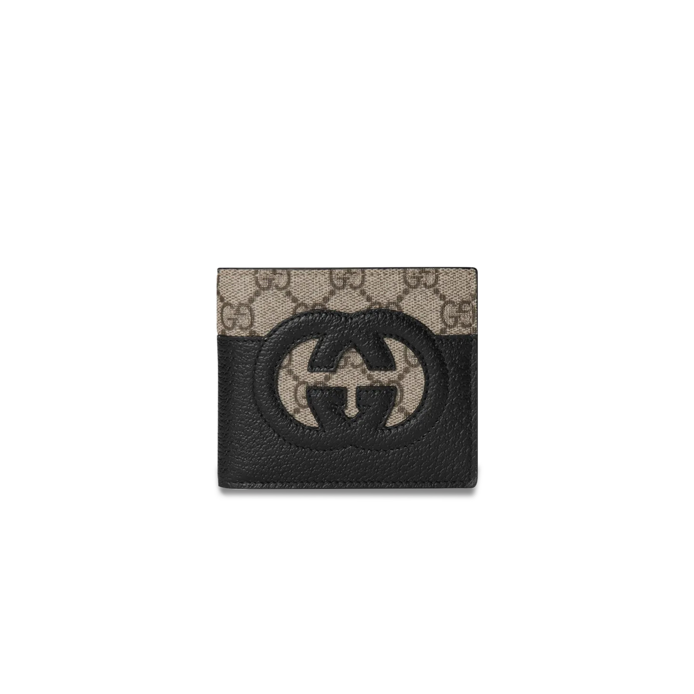 GUCCI CANVAS WITH LEATHER WALLET 701420 (21*9cm)